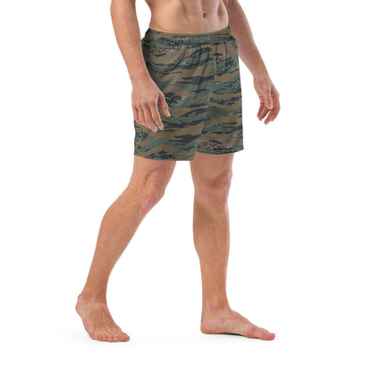 American Tiger Stripe MARPAT Woodland Trial CAMO swim trunks - Mens Swim Trunks