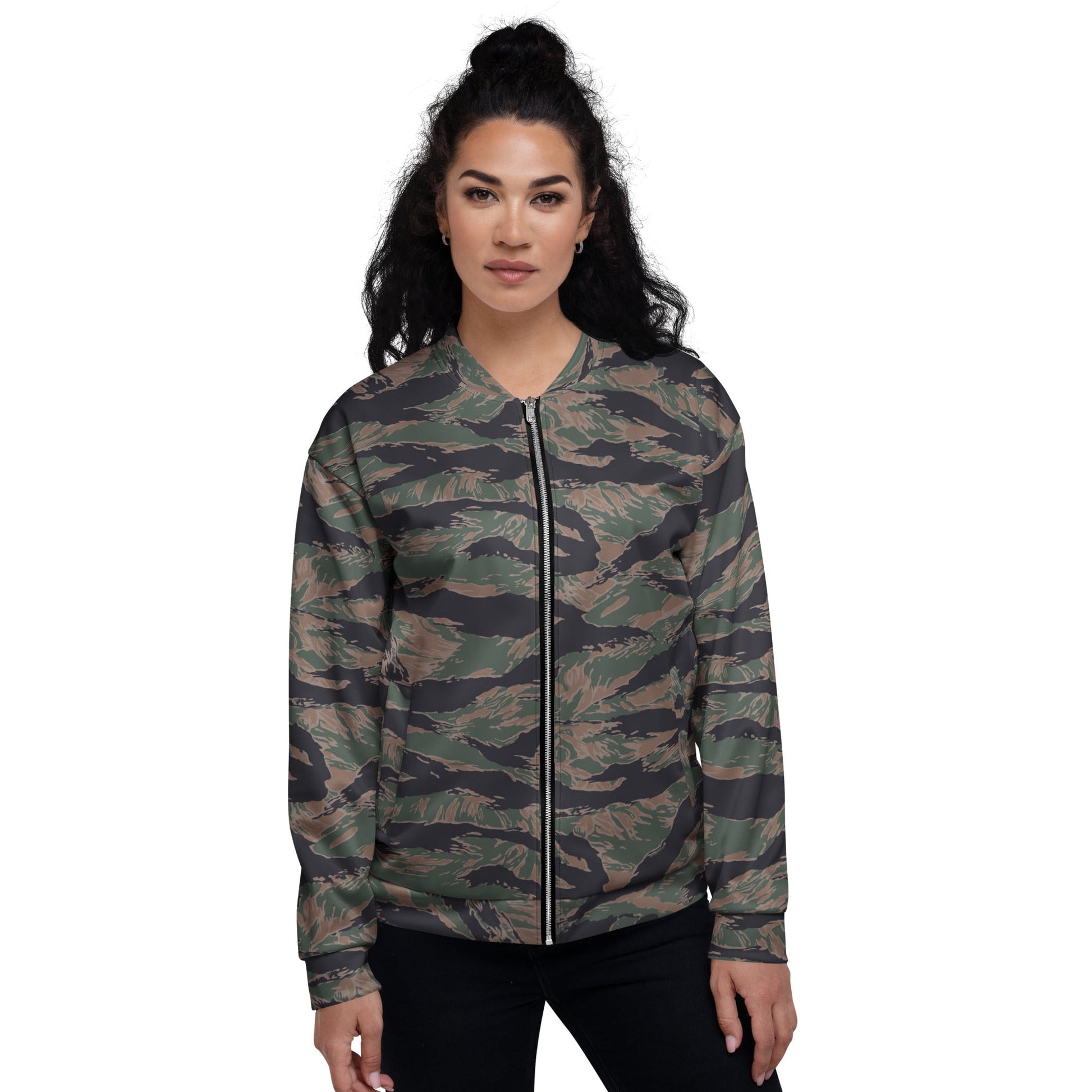 American Tiger Stripe MARPAT Woodland CAMO Unisex Bomber Jacket - Jackets