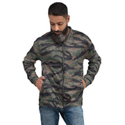 Tiger Stripe Woodland CAMO Unisex Bomber Jacket - XS