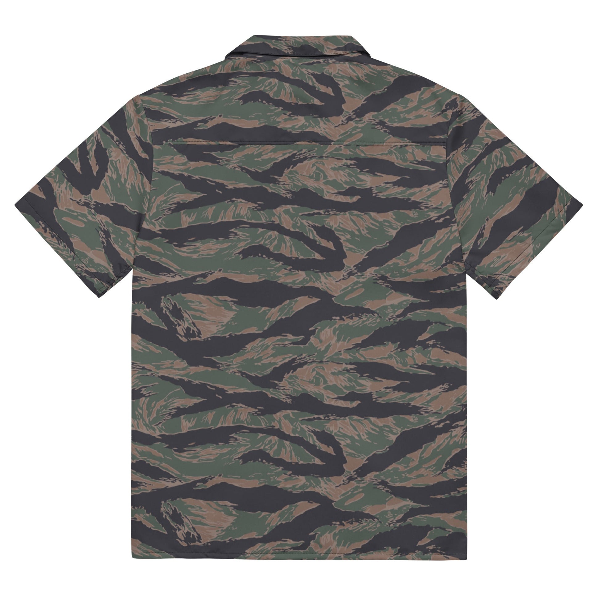 American Tiger Stripe MARPAT Woodland CAMO Unisex button shirt - Button Shirts