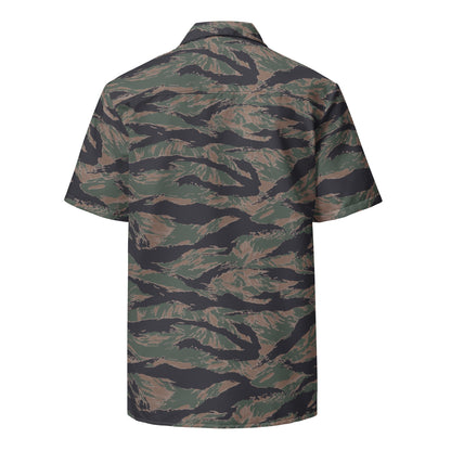 American Tiger Stripe MARPAT Woodland CAMO Unisex button shirt - Button Shirts
