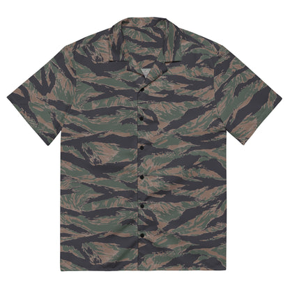 American Tiger Stripe MARPAT Woodland CAMO Unisex button shirt - 2XS - Button Shirts