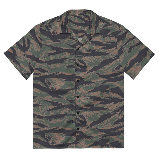 American Tiger Stripe MARPAT Woodland CAMO Unisex button shirt - 2XS - Button Shirts