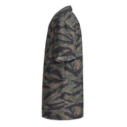 Tiger Stripe Woodland CAMO Unisex Short-Sleeve Button Shirt - Button-Up