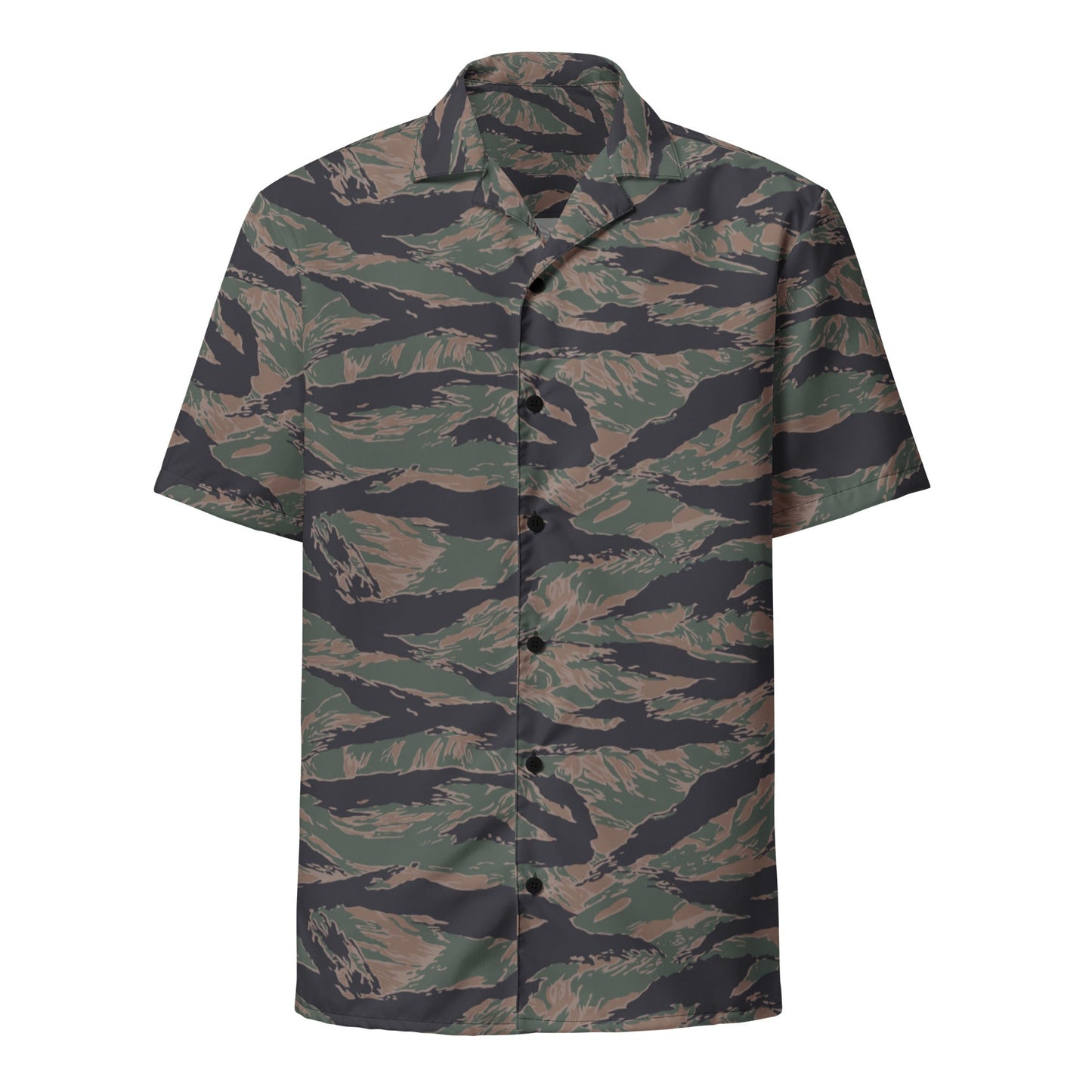 American Tiger Stripe MARPAT Woodland CAMO Unisex button shirt - Button Shirts