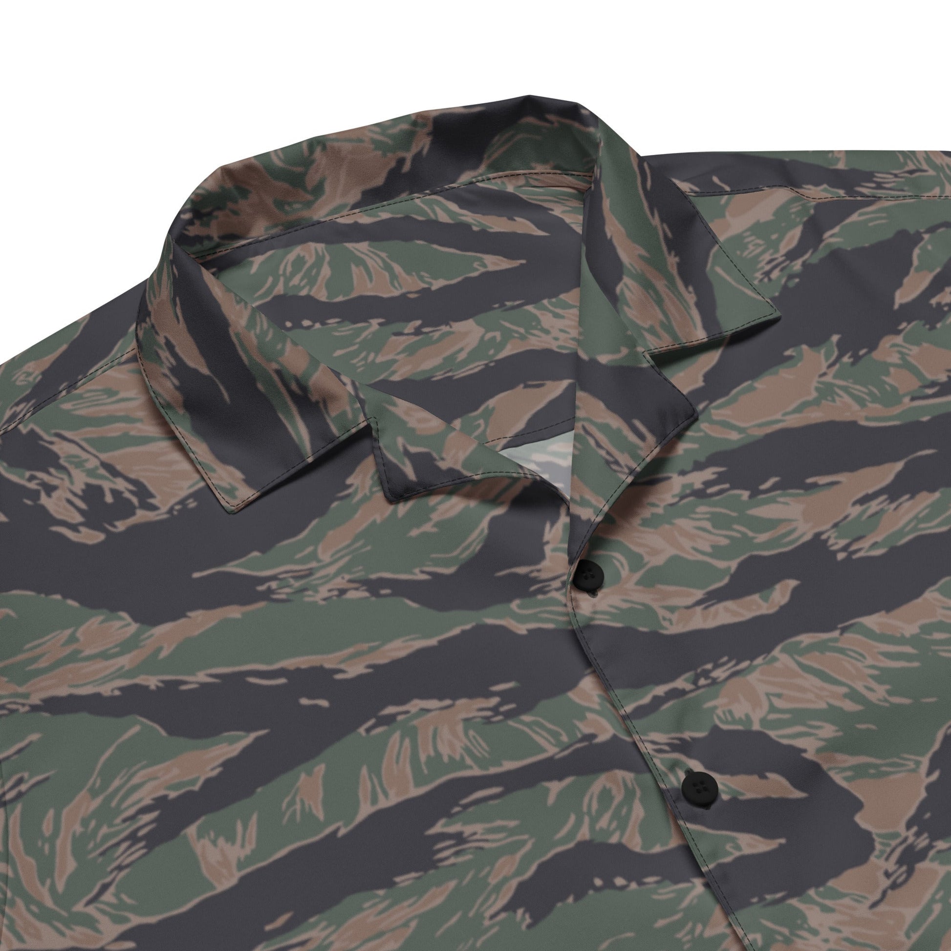 American Tiger Stripe MARPAT Woodland CAMO Unisex button shirt - Button Shirts