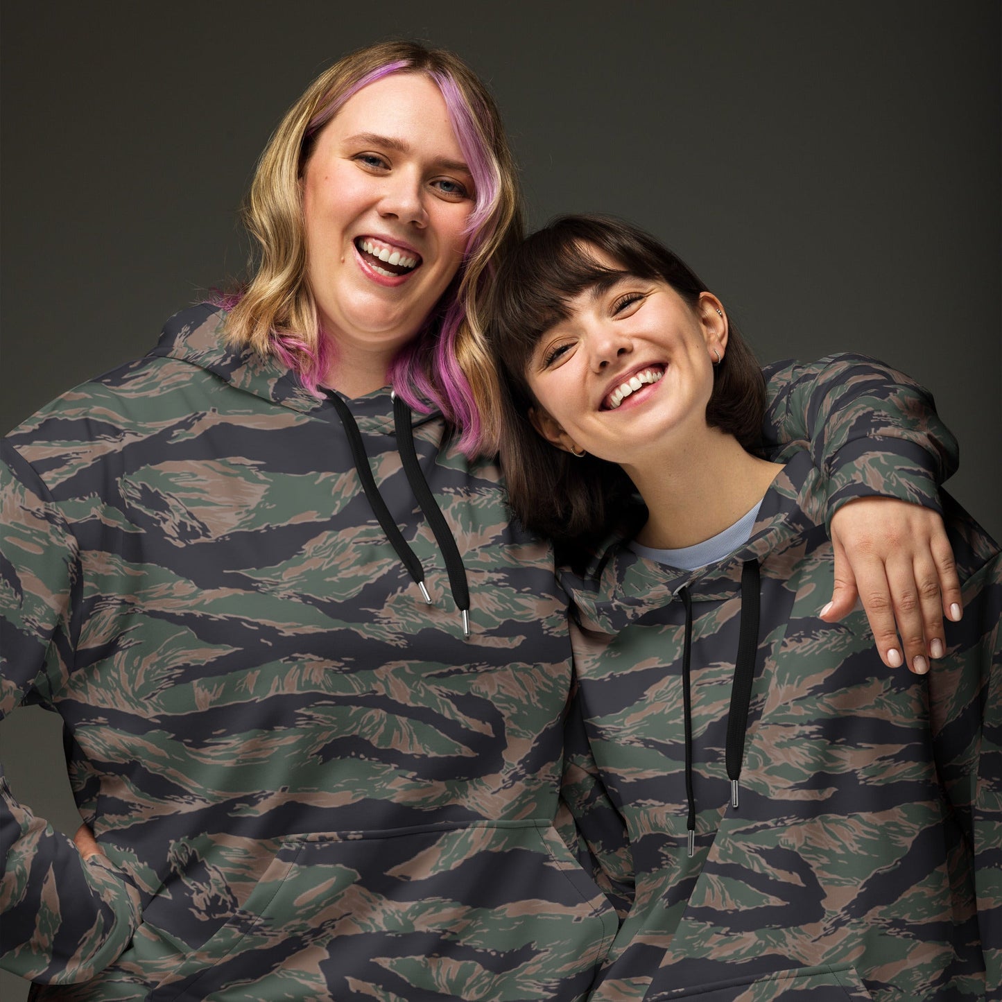 American Tiger Stripe MARPAT Woodland CAMO Unisex Hoodie - Hoodies