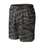 Tiger Stripe Woodland CAMO Unisex Mesh Shorts