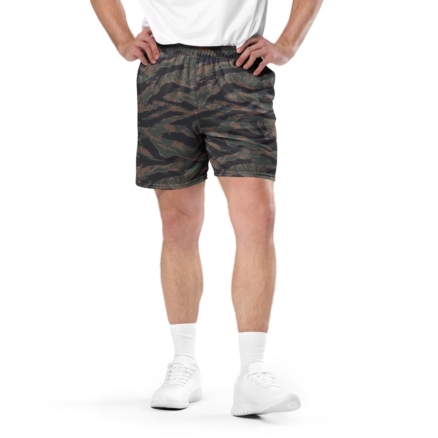 American Tiger Stripe MARPAT Woodland CAMO Unisex mesh shorts - Mesh Shorts