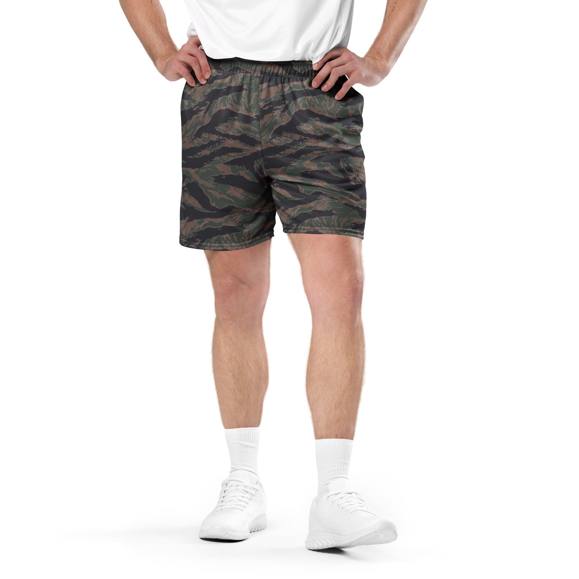 American Tiger Stripe MARPAT Woodland CAMO Unisex mesh shorts - Mesh Shorts