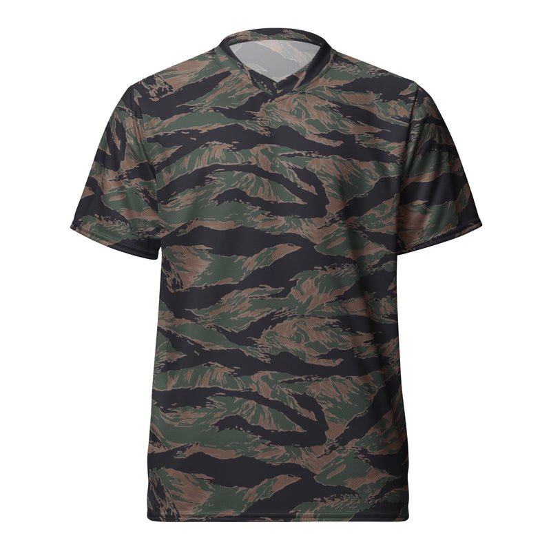 Tiger Stripe Woodland CAMO Unisex Sports Jersey