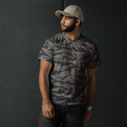 Tiger Stripe Woodland CAMO Unisex Sports Jersey