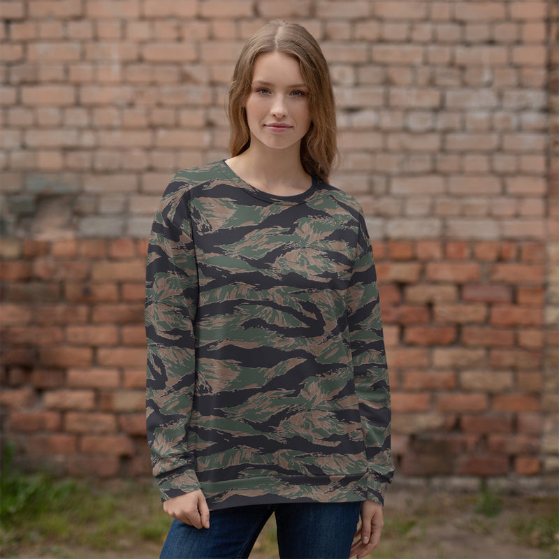 Tiger Stripe Woodland CAMO Unisex Sweatshirt