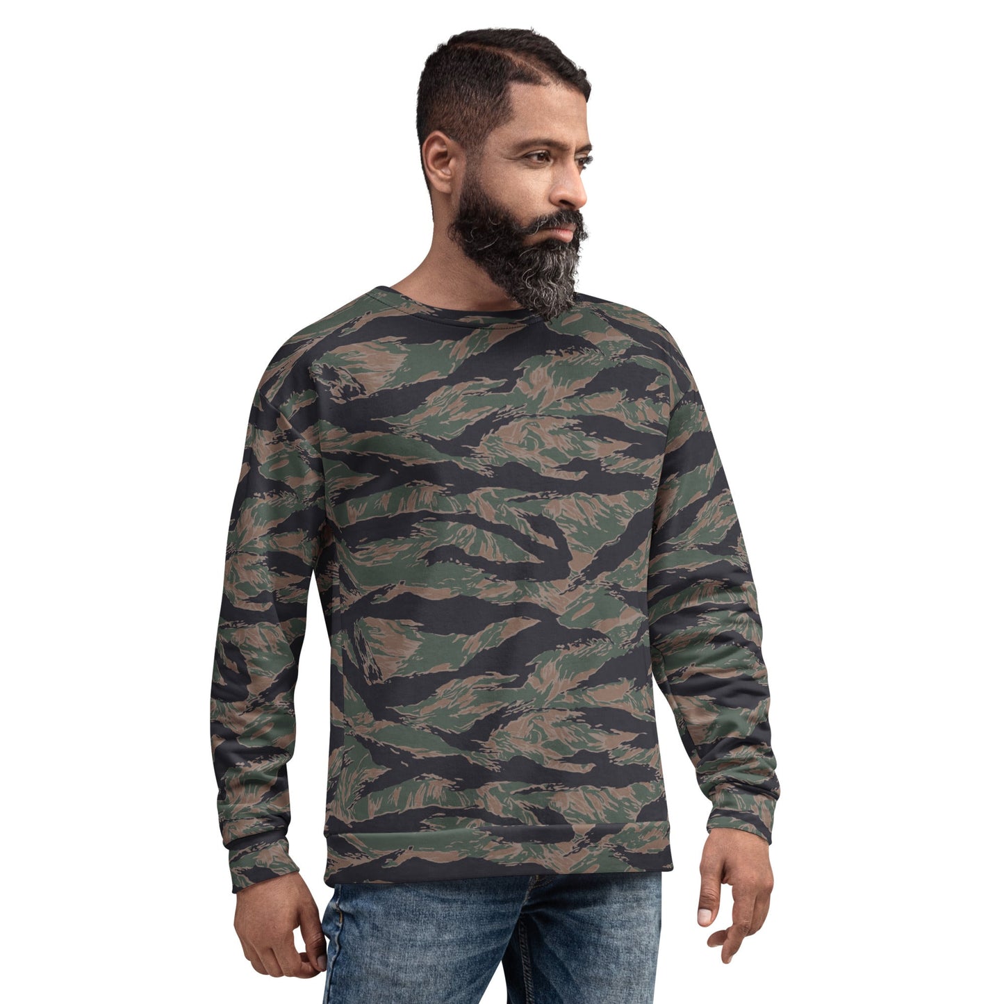 American Tiger Stripe MARPAT Woodland CAMO Unisex Sweatshirt - Sweatshirts