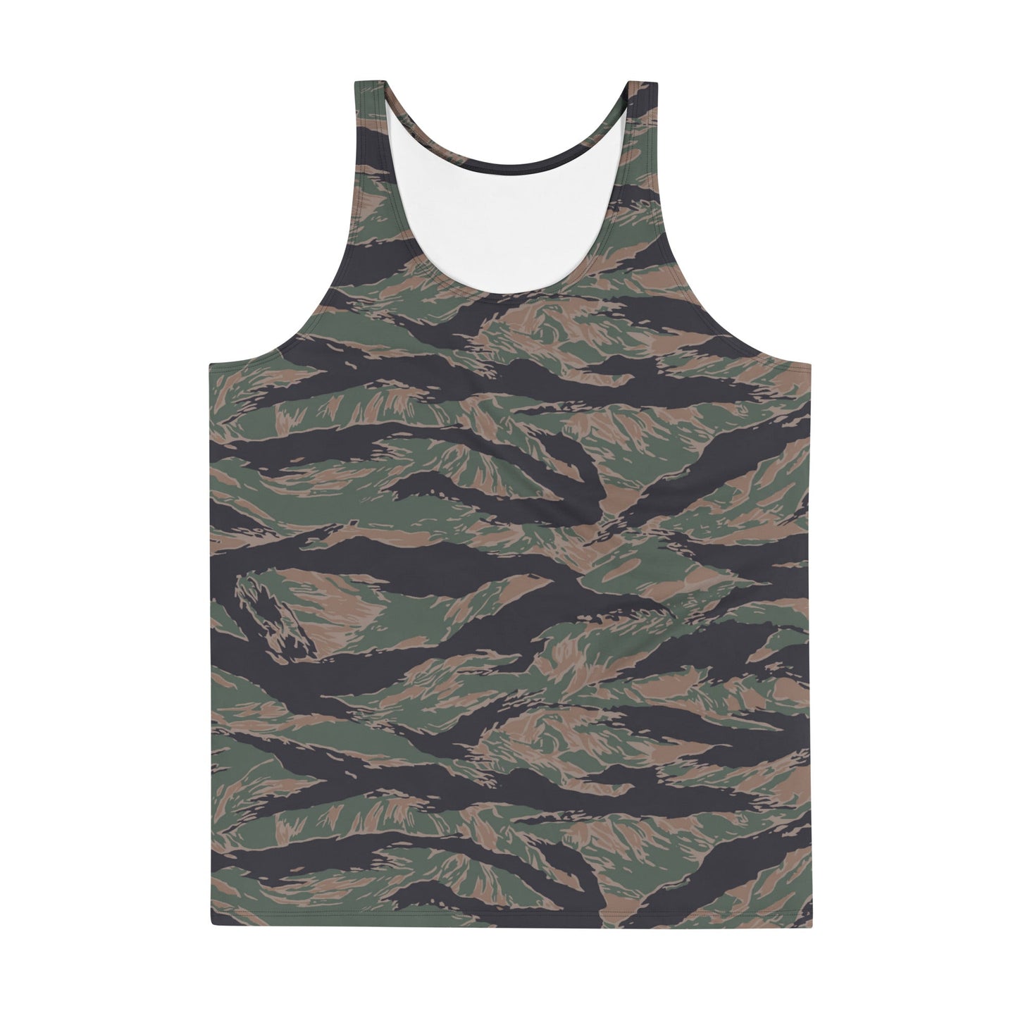 American Tiger Stripe MARPAT Woodland CAMO Unisex Tank Top - Tops