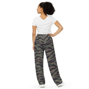 Tiger Stripe Woodland CAMO Unisex Wide-Leg Leisure Pants - Pant