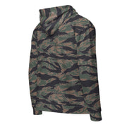 Tiger Stripe Woodland CAMO Unisex Zip Hoodie
