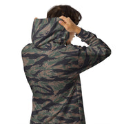 Tiger Stripe Woodland CAMO Unisex Zip Hoodie
