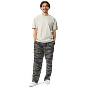 Tiger Stripe Woodland CAMO Unisex Wide-Leg Joggers