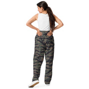 Tiger Stripe Woodland CAMO Unisex Wide-Leg Joggers