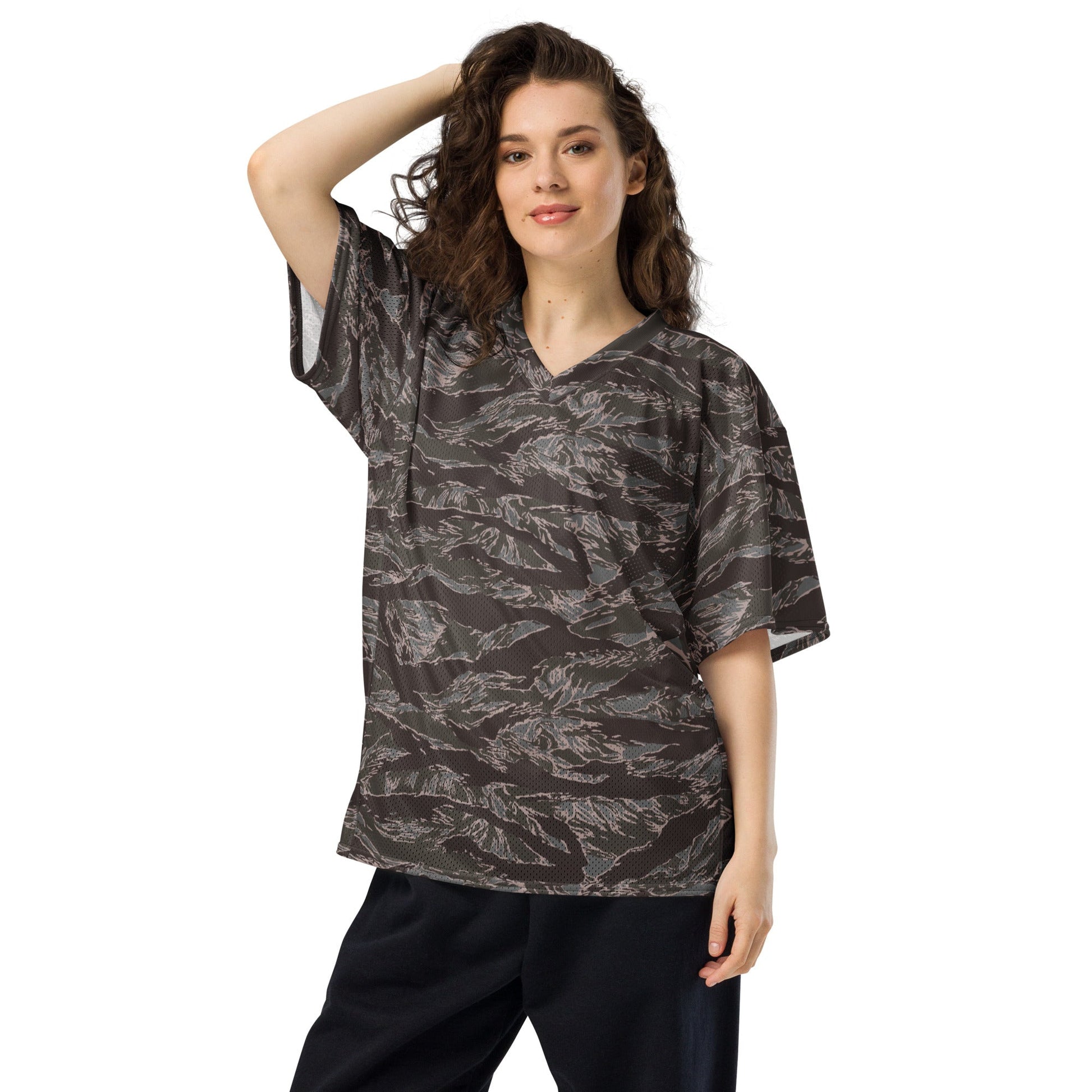 American Tiger Stripe Metro CAMO Unisex Football Jersey