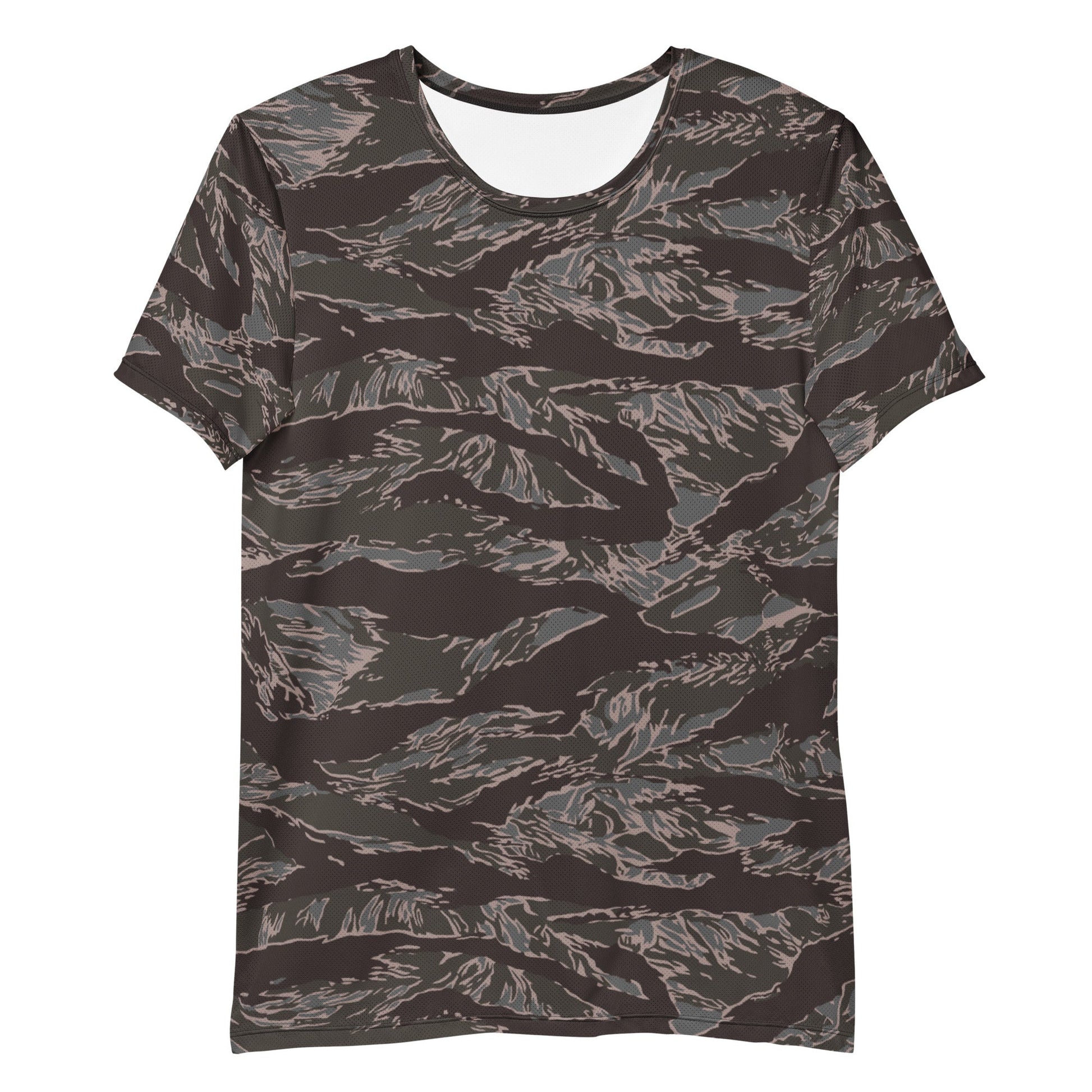 American Tiger Stripe Metro CAMO Mens Athletic T-shirt - T-Shirts