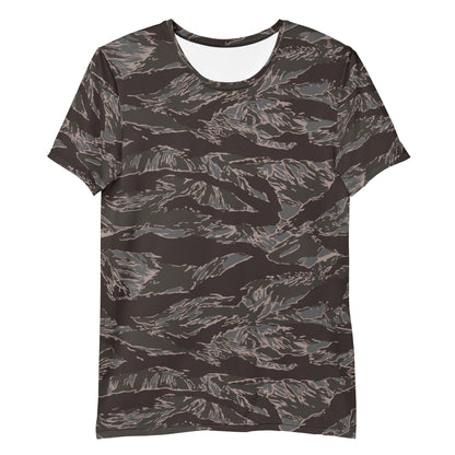 American Tiger Stripe Metro CAMO Mens Athletic T-shirt - T-Shirts