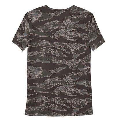 American Tiger Stripe Metro CAMO Mens Athletic T-shirt - T-Shirts