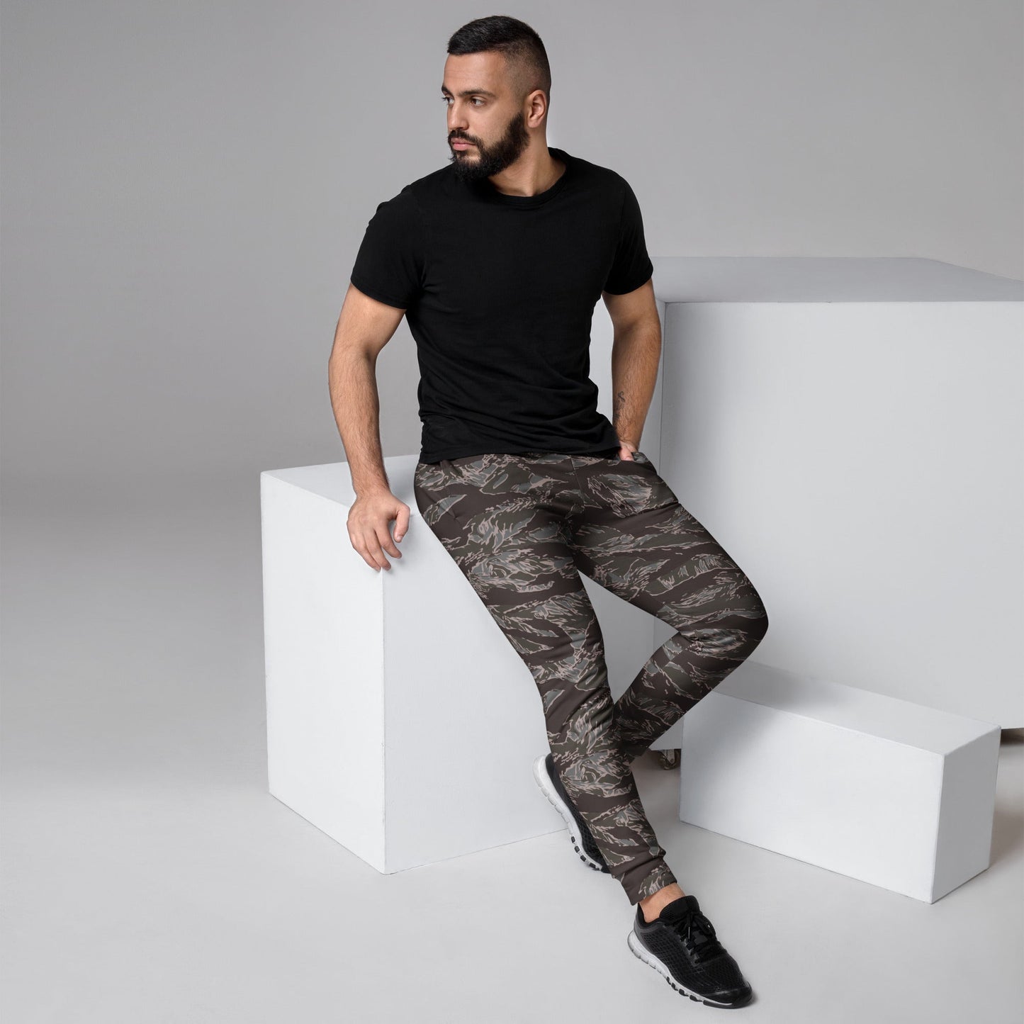American Tiger Stripe Metro CAMO Mens Joggers - XS