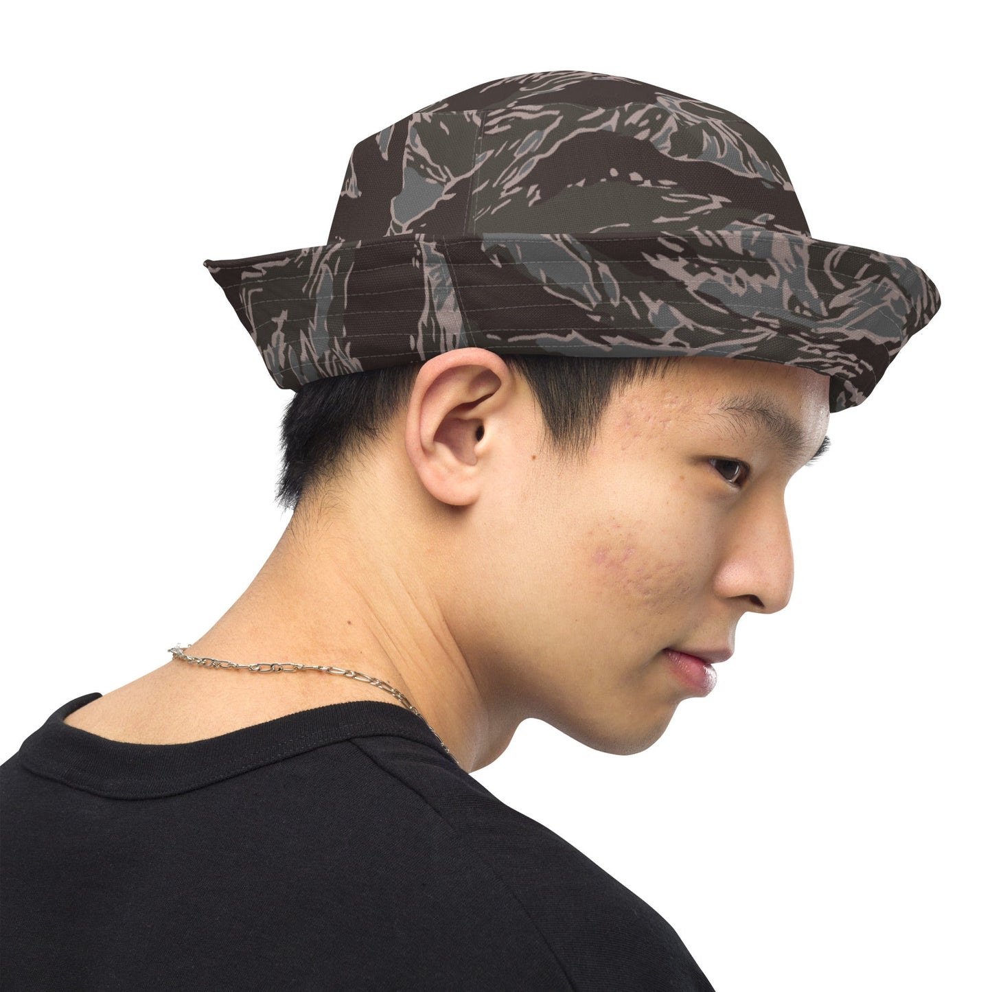 American Tiger Stripe Metro CAMO Reversible bucket hat - Bucket Hats