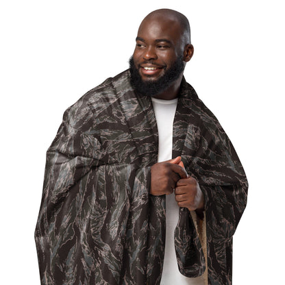 American Tiger Stripe Metro CAMO Sherpa Blanket