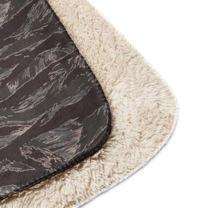 American Tiger Stripe Metro CAMO Sherpa Blanket