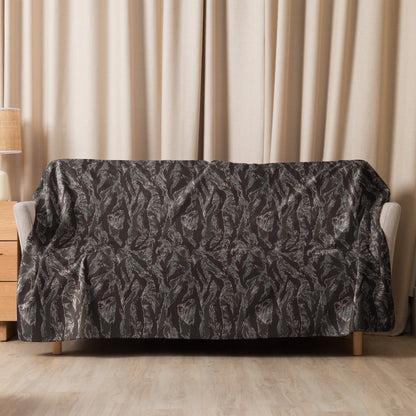 American Tiger Stripe Metro CAMO Sherpa Blanket