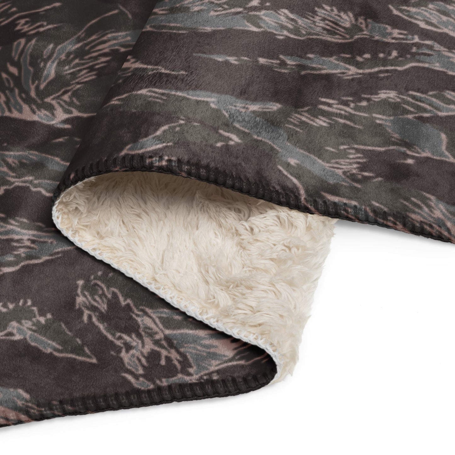 American Tiger Stripe Metro CAMO Sherpa Blanket