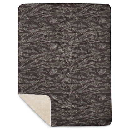 American Tiger Stripe Metro CAMO Sherpa Blanket