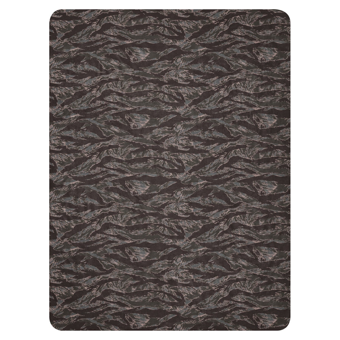 American Tiger Stripe Metro CAMO Sherpa Blanket