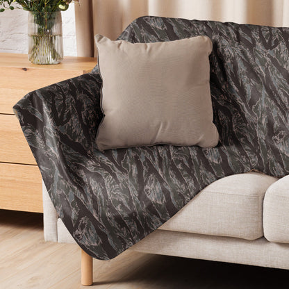 American Tiger Stripe Metro CAMO Sherpa Blanket