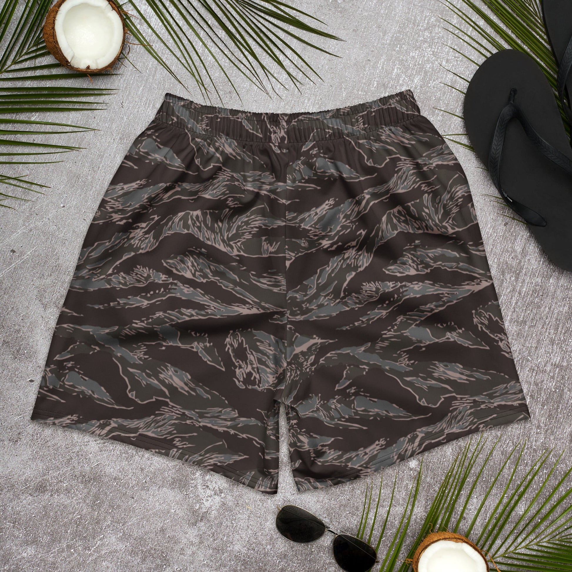 American Tiger Stripe Metro CAMO Unisex Athletic Long Shorts
