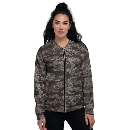 American Tiger Stripe Metro CAMO Unisex Bomber Jacket - Jackets