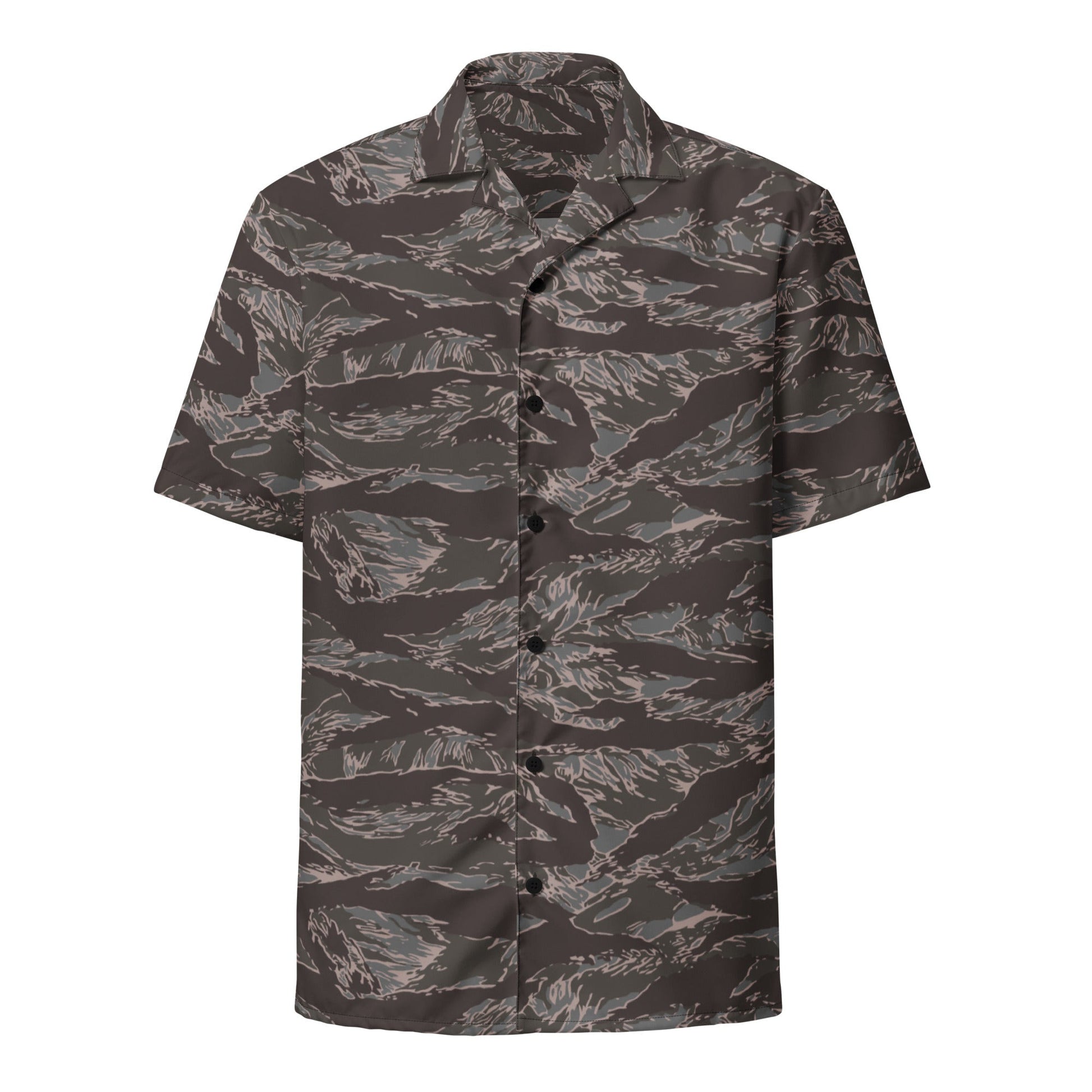 American Tiger Stripe Metro CAMO Unisex Short-Sleeve Button Shirt