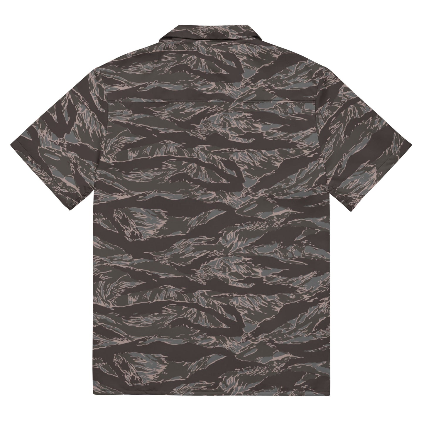 American Tiger Stripe Metro CAMO Unisex Short-Sleeve Button Shirt