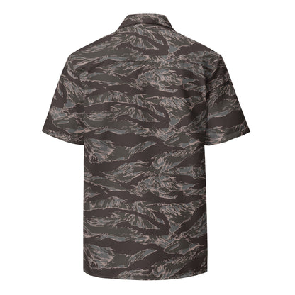 American Tiger Stripe Metro CAMO Unisex Short-Sleeve Button Shirt