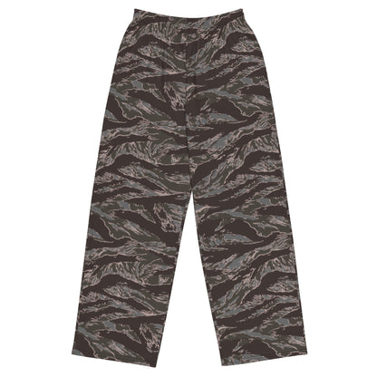 American Tiger Stripe Metro CAMO Unisex Wide-Leg Leisure Pants - 2XS