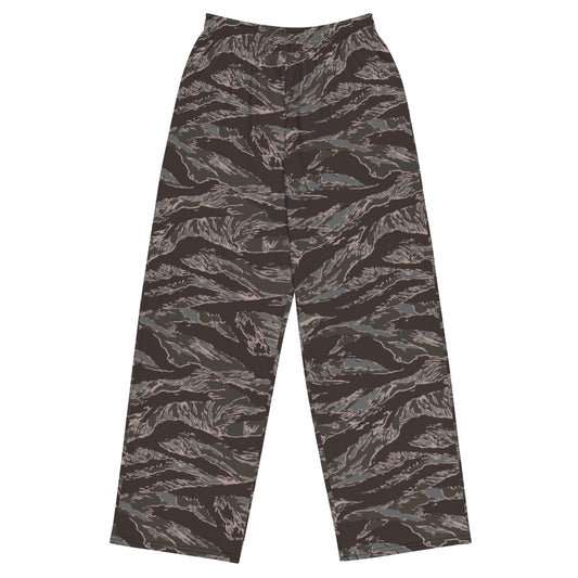 American Tiger Stripe Metro CAMO Unisex Wide-Leg Leisure Pants - 2XS