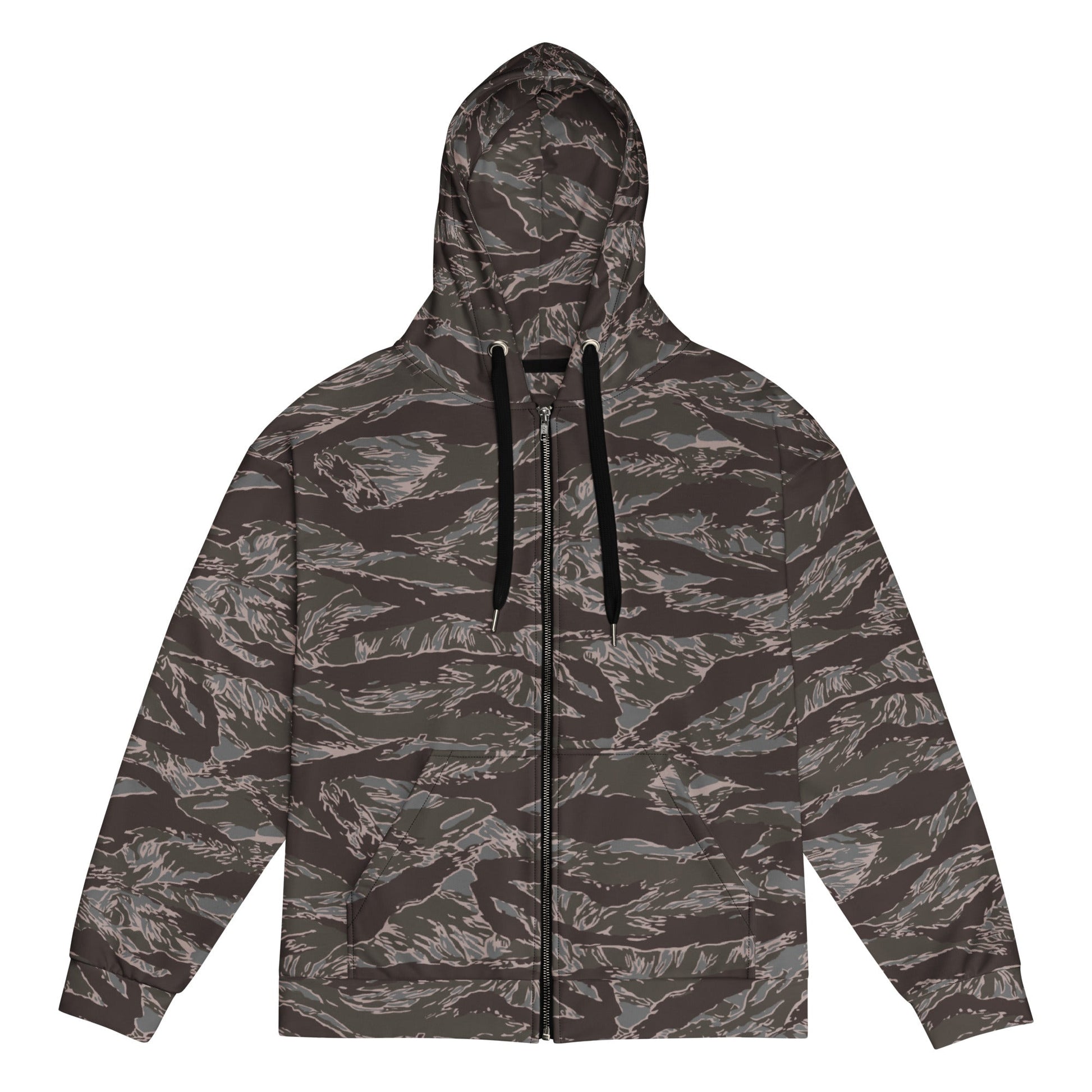 American Tiger Stripe Metro CAMO Unisex Zip Hoodie - 2XS
