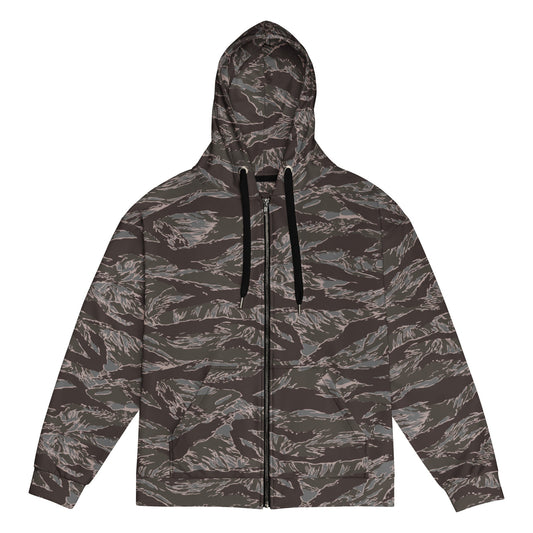 American Tiger Stripe Metro CAMO Unisex Zip Hoodie - 2XS