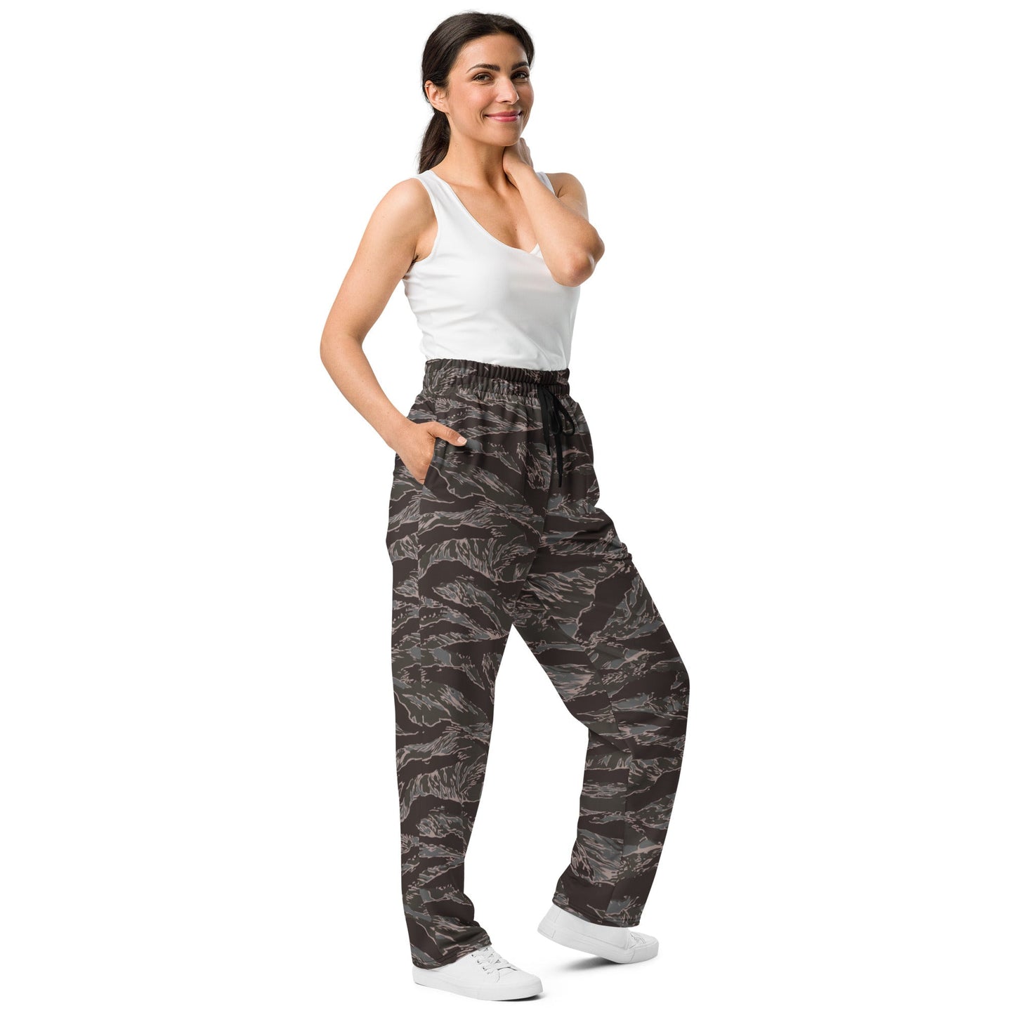 American Tiger Stripe Metro CAMO Wide-leg joggers - Joggers