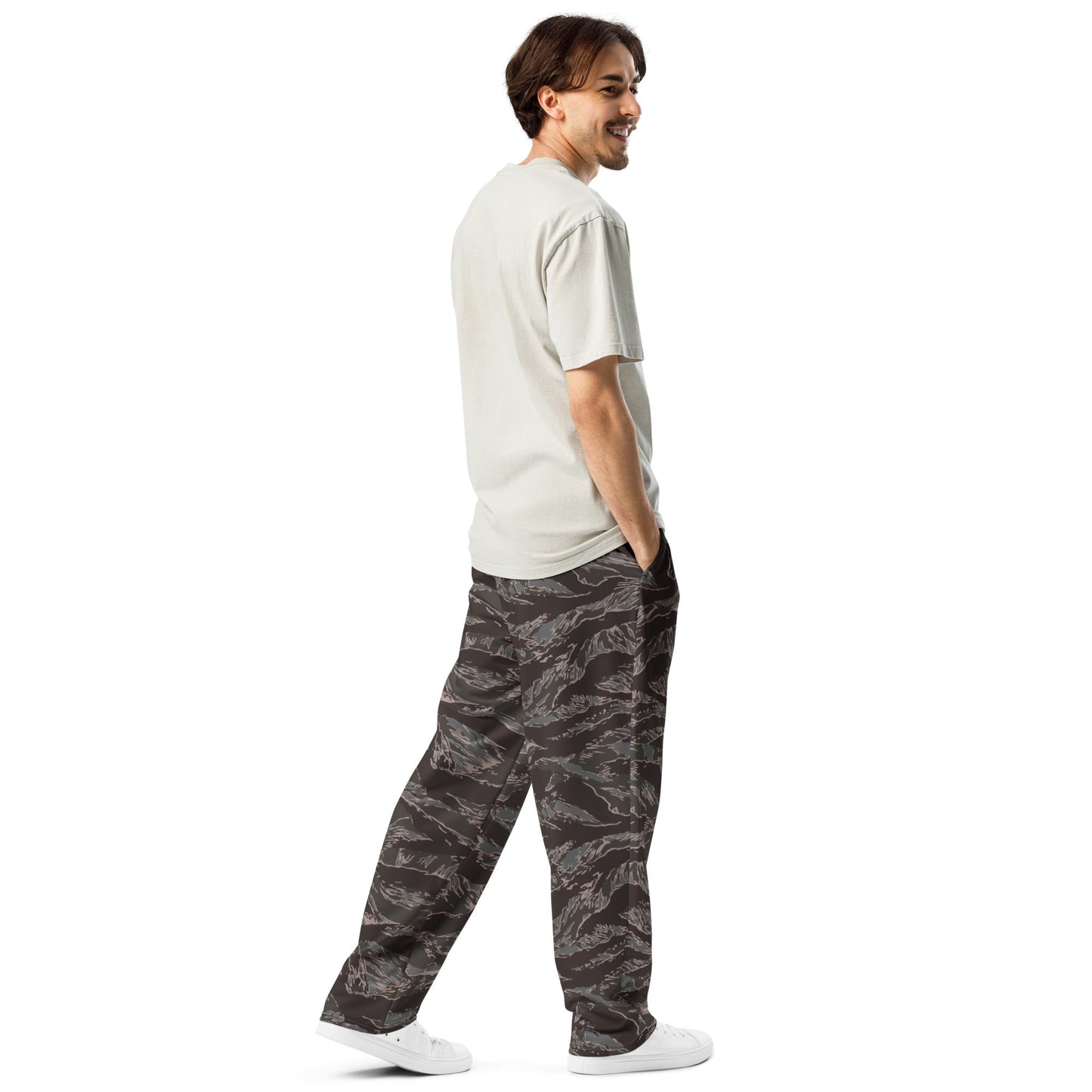 American Tiger Stripe Metro CAMO Wide-leg joggers - Joggers