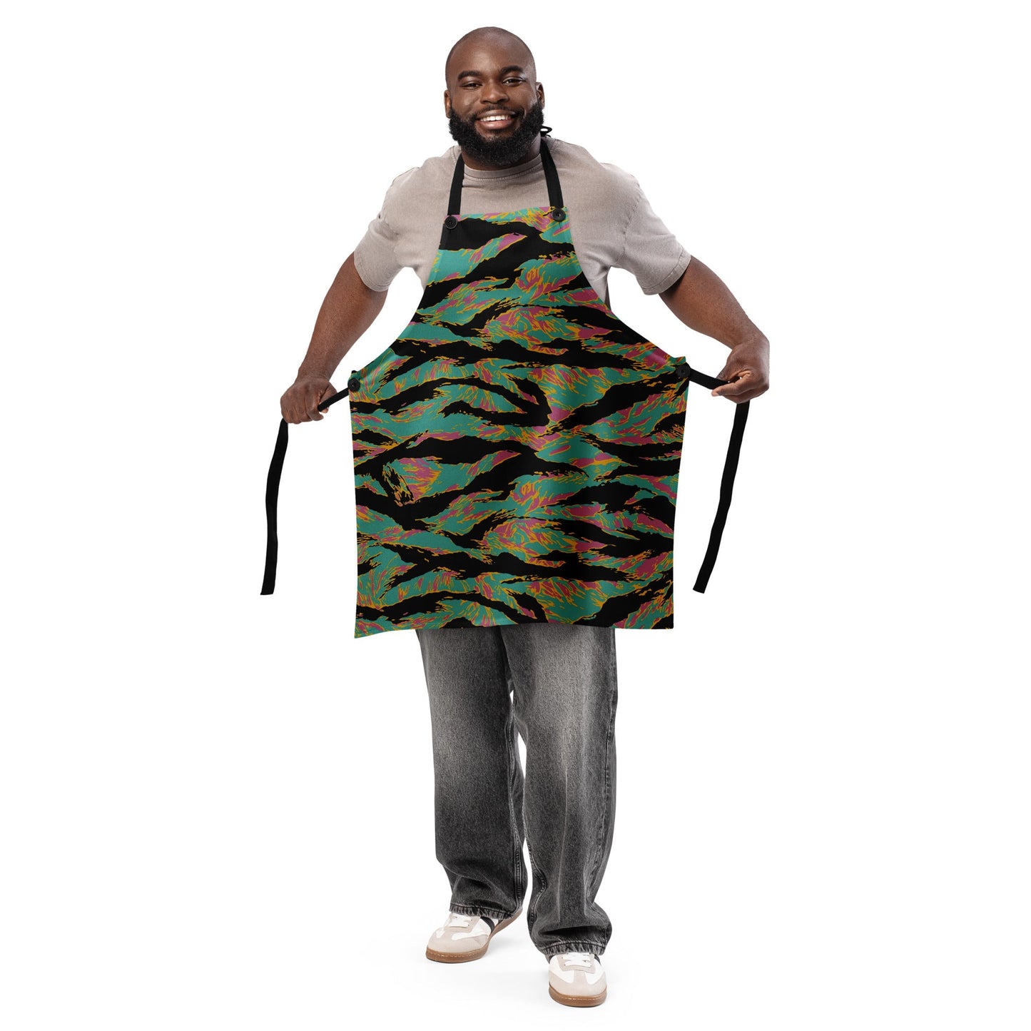 American Tiger Stripe Miami Sunset CAMO Apron