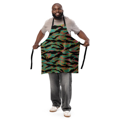 American Tiger Stripe Miami Sunset CAMO Apron